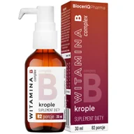 Witaminy i minerały - BioceriQ Witamina B Complex, krople, 30 ml - miniaturka - grafika 1
