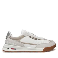 Sneakersy męskie - Sneakersy Tommy Hilfiger Retro Runner FM0FM05328 Biały - miniaturka - grafika 1