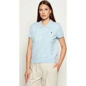 Swetry damskie - POLO RALPH LAUREN Kardigan | Slim Fit - miniaturka - grafika 1