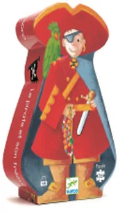 Djeco Puzzle w pudełku Pirat - Puzzle - miniaturka - grafika 1
