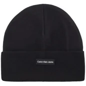 Czapki damskie - Czapka Inst Patch Beanie Black K50K512142 BEH (CK538-a) Calvin Klein - miniaturka - grafika 1