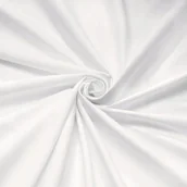 Pasmanteria - TKANINA OBRUSOWA PLAMOODPORNA 250G MATERIAŁ WODOODPORNY GŁADKI BIAŁY - miniaturka - grafika 1