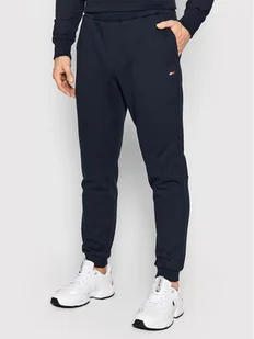 Tommy Hilfiger Spodnie dresowe Essential MW0MW22740 Granatowy Regular Fit - Spodnie sportowe męskie - miniaturka - grafika 1