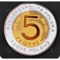 Magnes 5ZŁ Moneta - Magnesy - miniaturka - grafika 1
