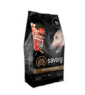 Sucha karma dla psów - SAVORY KARMA SUCHA Z KACZKĄ I KRÓLIKIEM DLA PSÓW DOROSŁYCH WSZYSTKICH RAS 3 KG - miniaturka - grafika 1