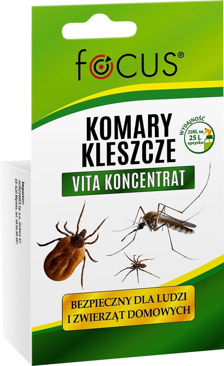 Focus Vita Koncentrat na komary, kleszcze, pająki 25ml