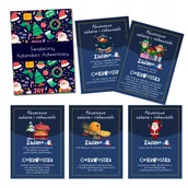 Ozdoby bożonarodzeniowe - Kalendarz Adwentowy Zadania i Ciekawostki 34 karty - miniaturka - grafika 1