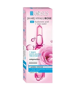 Nature of Agiva, Hialuronowe serum do twarzy z Wodą Różaną, 7 x 2 ml - Serum do twarzy - miniaturka - grafika 1