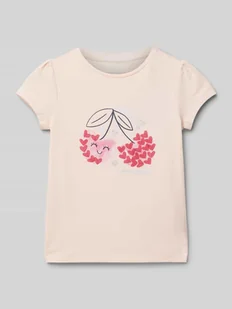T-shirt z nadrukowanym motywem - Koszulki dla dziewczynek - miniaturka - grafika 1