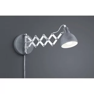 Trio RL Scissor R20321078 kinkiet lampa ścienna 1x28W E14 betonowy - Lampy ścienne - miniaturka - grafika 1