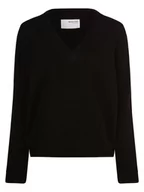 Swetry damskie - Selected Femme - Sweter damski  SLFMaline, czarny - miniaturka - grafika 1