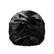 Pozostałe akcesoria fryzjerskie - Glov Hair Treatment Bonnet czepek pod prysznic i do olejowania włosów 2w1 Black - miniaturka - grafika 1