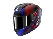 Kaski motocyklowe - Kask Integralny Shark Aeron Speed-Tech Niebieski/CzerwonyS - miniaturka - grafika 1