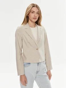 Vero Moda Marynarka Nancy 10304631 Beżowy Slim Fit - Marynarki i żakiety damskie - miniaturka - grafika 1