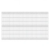 Ogrodzenia - Panel ogrodzeniowy Vera 3D 153x250 cm ocynk Wiśniowski - miniaturka - grafika 1