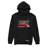 Odzież do sportów motorowych - Czarna bluza z kapturem VROOM-XL - miniaturka - grafika 1