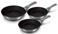 Zestawy garnków i patelni - 3 aluminiowe patelnie na każdy typ kuchenki A3-F75 - miniaturka - grafika 1