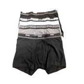 Majtki damskie - PUMA BOKSERKI BASIC BRAND 4-PACK 93819701 r S - Puma - miniaturka - grafika 1