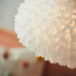 Nordlux Klosz Villo 30 z falbanami, biały - Oprawy, klosze i abażury - miniaturka - grafika 2
