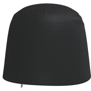 vidaXL Pokrowiec na dwuosobowe krzesło jajo, czarny, Ø 230x200 cm - Poduszki ogrodowe - miniaturka - grafika 1