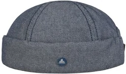 Czapka Dokerka Cotton Casual by Hammaburg, niebiesko-biały, L (58-59 cm) - Czapki damskie - miniaturka - grafika 1