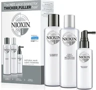Zestawy kosmetyków damskich - Nioxin Hair System 1 Kit W Kosmetyki Zestaw kosmetyków 150ml System 1 Cleanser Shampoo + 150ml System 1 Scalp Revitaliser Conditioner + 50ml System 1 Scalp Treatment 49229 - miniaturka - grafika 1