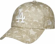 Czapki i chusty sportowe męskie - Czapka 9Forty MLB Summer AOP Dodgers by New Era, beżowy, One Size - miniaturka - grafika 1