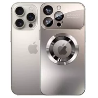 Etui i futerały do telefonów - Etui do Apple iPhone 16 Pro obudowa Alogy MagSafe LuxeShield™ Case z ochroną obiektywów do MagSafe Titanium - miniaturka - grafika 1