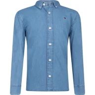 Bluzki dla chłopców - Tommy Hilfiger Jeansowa koszula Regular Fit - miniaturka - grafika 1