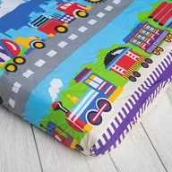 Prześcieradła dla dzieci - Prześcieradło z gumką do kojca100X100 bawełna100% - miniaturka - grafika 1
