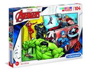 Puzzle - Clementoni The Avengers puzzle 104 elementy - miniaturka - grafika 1