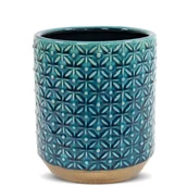 Donice - Osłonka na doniczkę TUKUNYA miętowa 18 cm - miniaturka - grafika 1