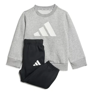 adidas Uniseks - niemowlęta ESSENTIALS JOGGER, medium grey heather/white, 3-4 Years - Odzież sportowa dziecięca - miniaturka - grafika 1