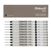 Długopisy - Wkład do pióra kulkowego czarny 338 F PELIKAN 10szt - miniaturka - grafika 1