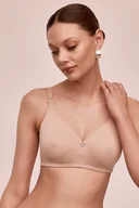 Biustonosze - Alles Mama Easy M Biustonosz do karmienia, naturalny - miniaturka - grafika 1