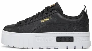 Buty damskie Puma Mayze Lth r.38 Czarne Skórzane Sneakersy Platforma - Sneakersy damskie - miniaturka - grafika 1