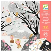 Kolorowanki, wyklejanki - Zestaw artystyczny Djeco - Ostatni Śnieg - miniaturka - grafika 1