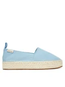 Espadryle damskie - Calvin Klein Jeans Espadryle Platform Espadrille Ml Cs YW0YW01871 Błękitny - miniaturka - grafika 1