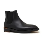 Botki męskie - Tommy Hilfiger Skórzane sztyblety CHELSEA - miniaturka - grafika 1
