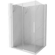 Kabiny prysznicowe - Mexen Rox kabina prysznicowa rozsuwana 130 x 80 cm, transparent, biała - 8C2-130-080-20-00 - miniaturka - grafika 1