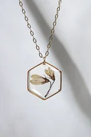 Naszyjniki - Naszyjnik z polnymi kwiatami - miniaturka - grafika 1