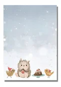 Notesy i bloczki - Notes Notesik Zimowy Świąteczny Na Notatki Prezent - miniaturka - grafika 1