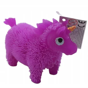 GNIOTEK ANTYSTRESOWY ŚWIECĄCY JEDNOROŻEC ZABAWKA SENSORYCZNA RÓŻNE KOLORY - Zabawki sensoryczne - miniaturka - grafika 1