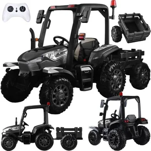 Duży Traktor z przyczepą 4x4+ pilot światło PA0266 - Pojazdy elektryczne dla dzieci - miniaturka - grafika 1