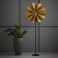 Ozdoby bożonarodzeniowe - Stojąca gwiazda Maravilla, złota/czarna 150 cm - miniaturka - grafika 1