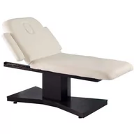 Meble kosmetyczne - SPA LEŻANKA KOSMETYCZNA AZZURRO 805 1 SILN. VENGE/LATTE PODGRZEWANA 123999 - miniaturka - grafika 1