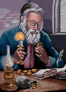 Zestaw do haftu krzyżykowego Żyd (7193) - Pasmanteria - miniaturka - grafika 1