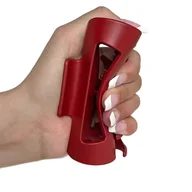 Ozdoby do włosów - Spinki do Włosów Super Kolory i Wzory Czerwona Duża Spinka Miękka Klamra - miniaturka - grafika 1