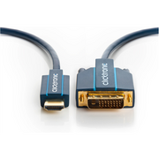 Adaptery i przejściówki - Clicktronic 70340 HDMI DVI adaptor cable 1 m 70340 - miniaturka - grafika 1