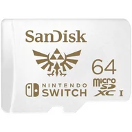 Karty pamięci - SanDisk Nintendo Switch 64GB (SDSQXAT-064G-GNCZN) - miniaturka - grafika 1